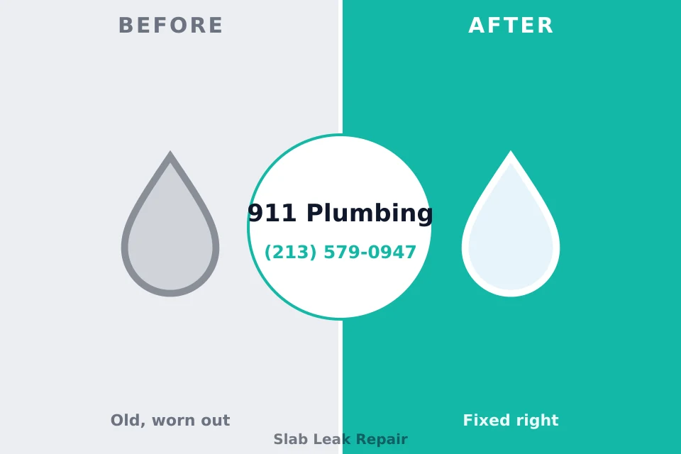 Before and after: plumbing repair Ironwood, MI